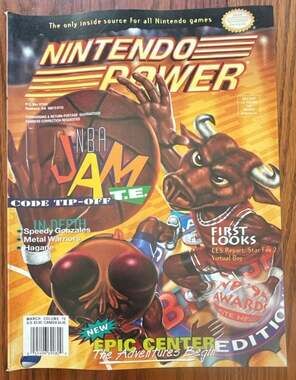 Nintendo Power Magazine Volume 70 March 1995 NBA Jam Tournament Edition (89)